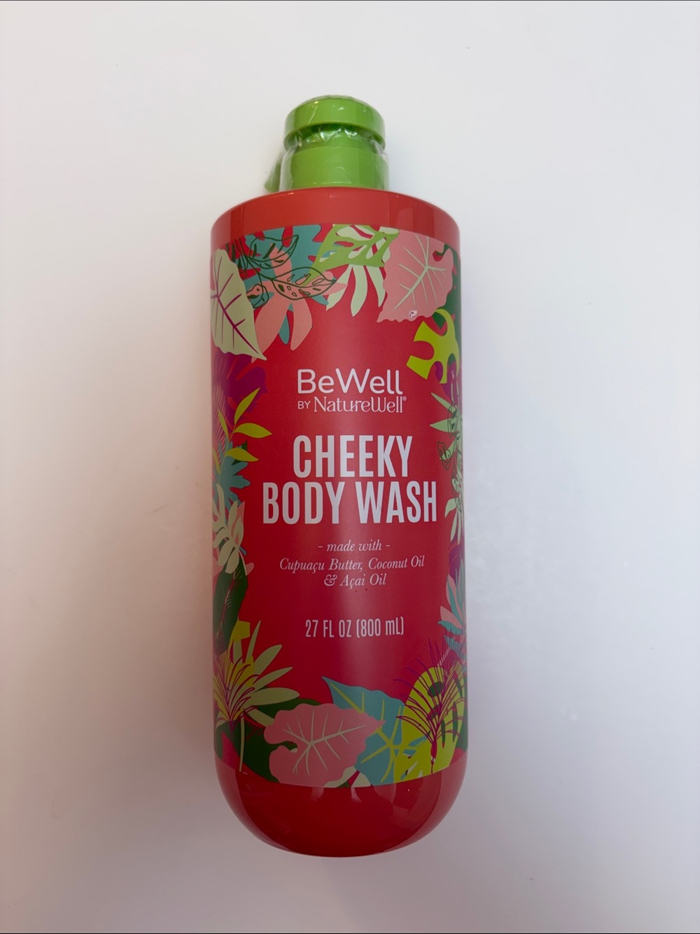NatureWell Cheeky Cupuacu Butter, Coconut & Acai Hydrating Body Wash (27 oz) New